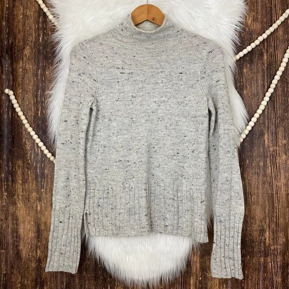 Madewell | Donegal Inland Turtleneck Sweater Gray - Picture 1 of 7